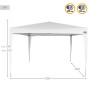Tonnelle Aktive 300 x 250 x 300 cm Acier Blanc Plastique: Plus de 300.000 produits de grandes marques en vente directe à prix us
