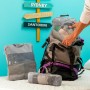 Sacs de Rangement à Compression pour Valises Compakube InnovaGoods 4 Pièces: Plus de 300.000 produits de grandes marques en vent