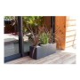Cache-pot EDA Graphit Up Rectangulaire Anthracite Gris foncé 59 x 19,5 x 22,8 cm: Plus de 300.000 produits de grandes marques en