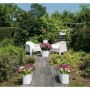 Jardinière auto-arrosante Garden ID Blanc 17 x 50 x 17 cm: Plus de 300.000 produits de grandes marques en vente directe à prix u