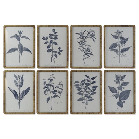 Cadre DKD Home Decor Moderne Plantes botaniques 50 x 2,5 x 70 cm (8 Unités): Plus de 300.000 produits de grandes marques en vent