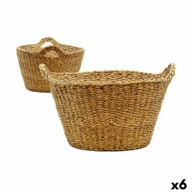 Panier Avec des poignées Marron 45 L 43 x 26 x 37 cm (6 Unités): Plus de 300.000 produits de grandes marques en vente directe à 