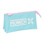 Trousse Fourre-Tout Triple Munich Heaven Bleu ciel 22 x 12 x 3 cm: Plus de 300.000 produits de grandes marques en vente directe 