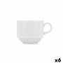 Tasse à infusion Bidasoa Glacial Blanc Céramique 250 ml (6 Unités) (Pack 6x): Plus de 300.000 produits de grandes marques en ven