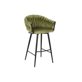 Tabouret DKD Home Decor Noir Vert Velours Métal 61 x 52 x 101 cm: Plus de 300.000 produits de grandes marques en vente directe à