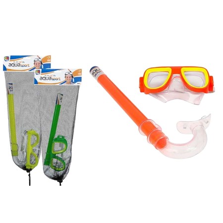 Masque de Plongée avec Tube pour Enfants Colorbaby Junior AquaSport: Plus de 300.000 produits de grandes marques en vente direct