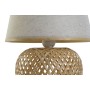 Lampe de bureau DKD Home Decor Marron Naturel Bambou 50 W 220 V 24 x 24 x 34 cm: Plus de 300.000 produits de grandes marques en 