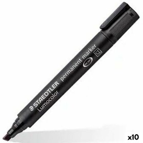 Marqueur permanent Staedtler Lumocolor 350 Noir (10 Unités): Plus de 300.000 produits de grandes marques en vente directe à prix