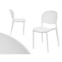 Chaise empilable PP-2052-W 4 Unités: Plus de 300.000 produits de grandes marques en vente directe à prix usine sur cadeaufou.com