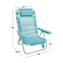 Chaise Pliante Colorbaby Mediterran Blanc Turquoise 48 x 45,5 x 84 cm: Plus de 300.000 produits de grandes marques en vente dire