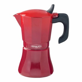 Cafetière Italienne Oroley Petra Rouge Aluminium 6 Tasses: Plus de 300.000 produits de grandes marques en vente directe à prix u