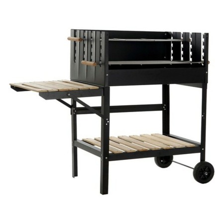 Roues de barbecue au charbon de bois DKD Home Decor Noir Naturel Métal Acier 113 x 51 x 97 cm (113 x 51 x 97 cm): Plus de 300.00