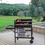 Roues de barbecue au charbon de bois DKD Home Decor Noir Naturel Métal Acier 113 x 51 x 97 cm (113 x 51 x 97 cm): Plus de 300.00