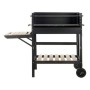 Roues de barbecue au charbon de bois DKD Home Decor Noir Naturel Métal Acier 113 x 51 x 97 cm (113 x 51 x 97 cm): Plus de 300.00
