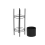 Set de pots de fleurs DKD Home Decor Noir Métal 30 x 30 x 70 cm: Plus de 300.000 produits de grandes marques en vente directe à 