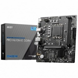 Carte Mère MSI PRO H610M-E DDR4 DDR4 mATX H610 LGA 1700: Plus de 300.000 produits de grandes marques en vente directe à prix usi